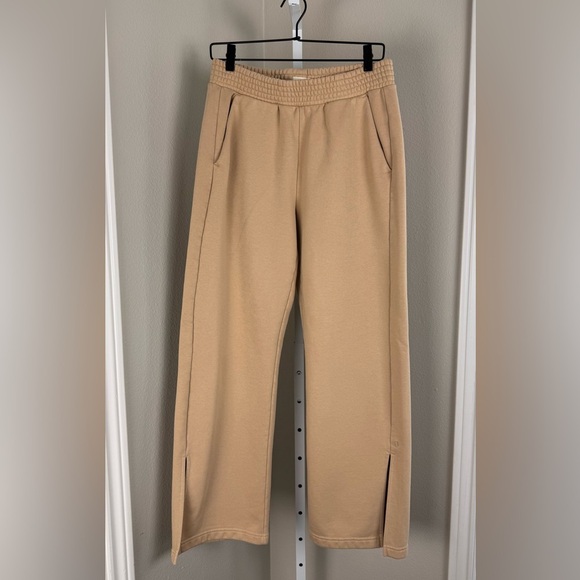Pact Courtside Classic Sweatpants in Ginger Root Tan Beige size Large - Picture 2 of 11